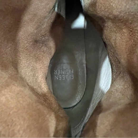 Eileen Fisher Women’s Suede Brown Boots Size 8‎ Super Soft - Picture 7 of 8